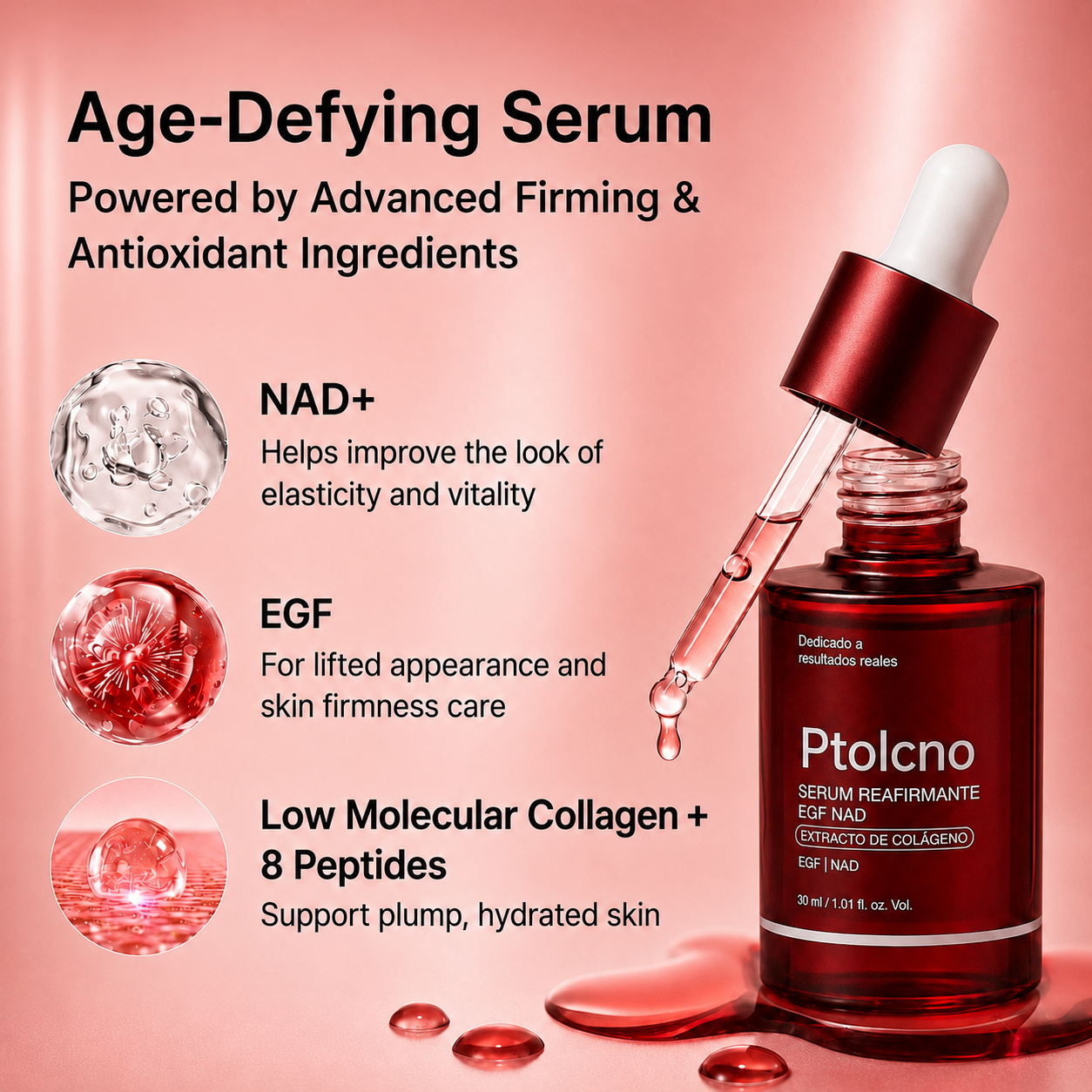 🔥Today Only: Buy 1 Get 1 Free-Ptolcno™ NAD+ Firming Serum Helps skin look firmer, smoother, and visibly refreshed — without injections.