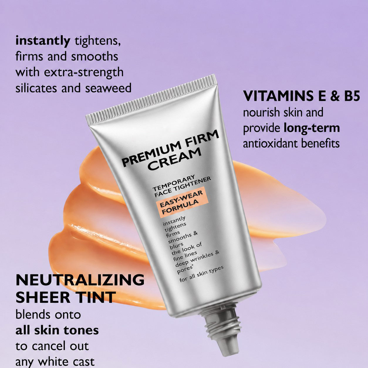 Instant Face Provisional Eye Tightener Easy- Wear Formula
